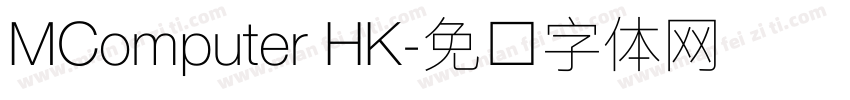 MComputer HK字体转换